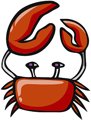 EPS 클립아트 동물 캐릭터 절지류 일러스트 갑각류 사람없음 별자리 게 운세 바닷가재 별자리캐릭터 게자리 일러캐릭터 가재 파일형식 벡터