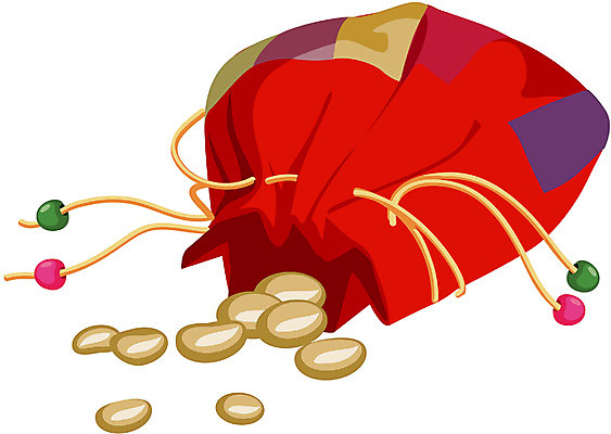 EPS 아이콘 전통 잡화 명절 새해 복주머니 한국 사람없음 설날 향주머니 2D아이콘 기념일 아시아 전통소품 주머니 파일형식 벡터