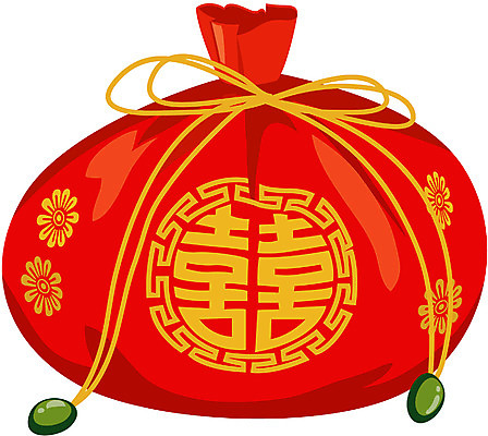 EPS 아이콘 전통 잡화 명절 새해 복주머니 한국 사람없음 설날 향주머니 2D아이콘 기념일 아시아 전통소품 주머니 파일형식 벡터