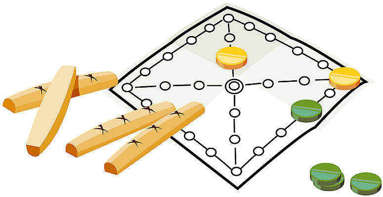 EPS 클립아트 명절 생활용품 일러스트 새해 한국 사람없음 설날 놀이용품 전통놀이 윷 윷놀이 국내일러스트 전통 기념일 아시아 놀이 오브젝트 파일형식 벡터