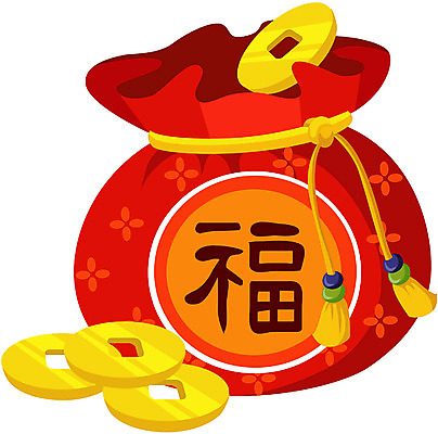 EPS 클립아트 잡화 명절 일러스트 새해 복주머니 한국 사람없음 설날 향주머니 엽전 국내일러스트 전통 기념일 아시아 전통소품 동전 주머니 파일형식 벡터