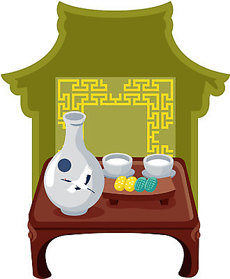 EPS 클립아트 음식 결혼 일러스트 주류 이벤트 사람없음 파티 전통혼례 전통주 술상 국내일러스트 한국전통 음료 전통의례 파일형식 벡터