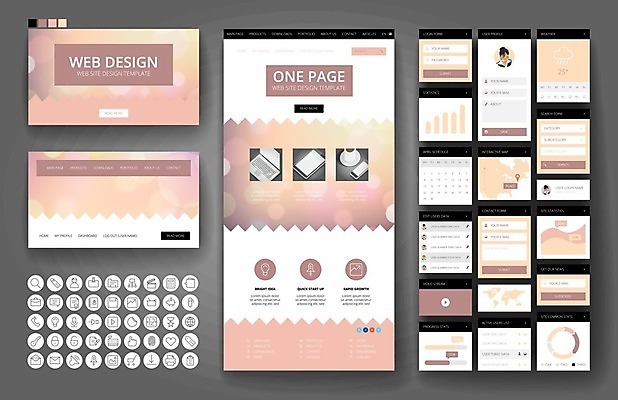 EPS 해외이미지 템플릿 디자인 분홍색 백그라운드 지도 인터넷 일러스트 비즈니스 모바일 추상 사람없음 그래픽 세트 세계 웹 플랫 소프트포커스 메뉴 레이아웃 보케 페이지 UI 인터페이스 효과 해외202004 해외일러스트 컬러 무늬 촬영기법 파일형식 벡터