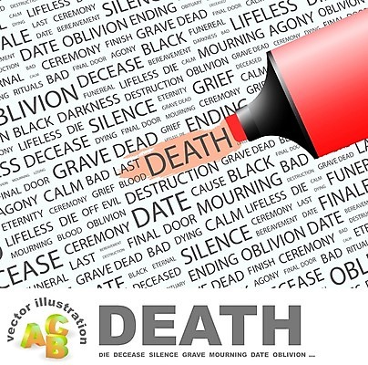 EPS 해외이미지 디자인 백그라운드 컨셉 일러스트 텍스트 사람없음 단어 검은색 어둠 침묵 죽음 날짜 끝 무서움 묘사 애도 종료 장례 해외202004 해외일러스트 문자 감정 컬러 소리 파일형식 벡터