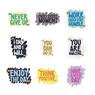 EPS 해외이미지 템플릿 디자인 배너 백그라운드 컨셉 일러스트 캘리그라피 텍스트 타이포그라피 사람없음 그래픽 장식 세트 라벨 흰색 표현 메시지 사인 격려 엘리먼트 레터링 자극 해외202004 해외일러스트 문자 감정 컬러 모션 프레임 파일형식 벡터