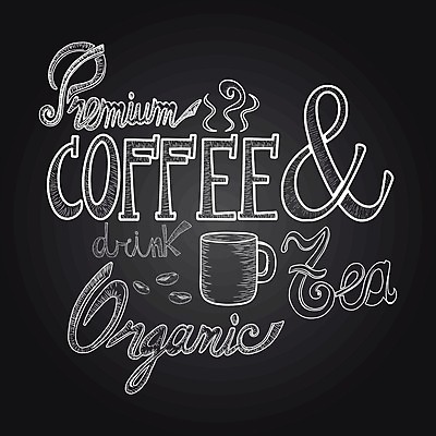 EPS 해외이미지 디자인 배너 커피 음료 음식 백그라운드 일러스트 텍스트 콩 타이포그라피 사람없음 컵 상점 검은색 칠판 카페 흰색 원형 분필 복고 카페테리아 카페인 스타일 맛있는 해외202004 해외일러스트 도형 문자 식기 컬러 곡류 초크 파일형식 벡터