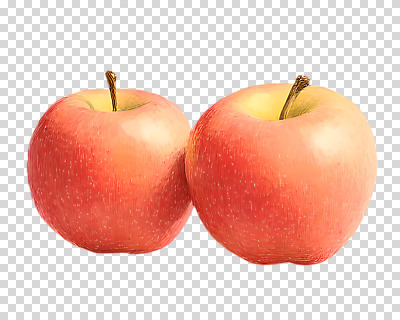 편집이미지 누끼 사람없음 두개 사과 PNG 편집소스 2 과일 파일형식