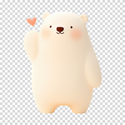 편집이미지 행복 사랑 미소 누끼 손짓 사람없음 3D 귀여움 하트 곰캐릭터 북극곰 PNG 아이보리 모양 감정 컬러 동물캐릭터 컨셉 곰 모션 표정 디지털합성 파일형식