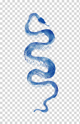 편집이미지 한마리 전통 붓터치 새해 수묵화 누끼 사람없음 파란색 뱀띠 동양화 번짐 PNG 을사년 푸른뱀 1 컬러 미술 십이지신 뱀 파일형식 2025년 효과