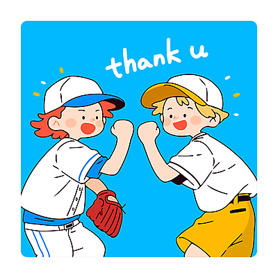 남자 행복 어린이 일러스트 웃음 소년 두명 파란색 친구 손들기 파이팅 야구글러브 동료 즐거움 감사 야구모자 야구복 땡큐 소년만 국내일러스트 일러캐릭터 AI파일 캐릭터 모자_잡화 감정 컬러 관계 모션 표정 사람 운동복 야구 야구용품 글러브 남자만 어린이만 파일형식 벡터