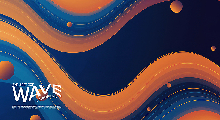 PSD 템플릿 백그라운드 곡선 추상 사람없음 파란색 갈색 원형 웨이브 그라데이션 이미지템플릿 도형 선 컬러 무늬 파일형식