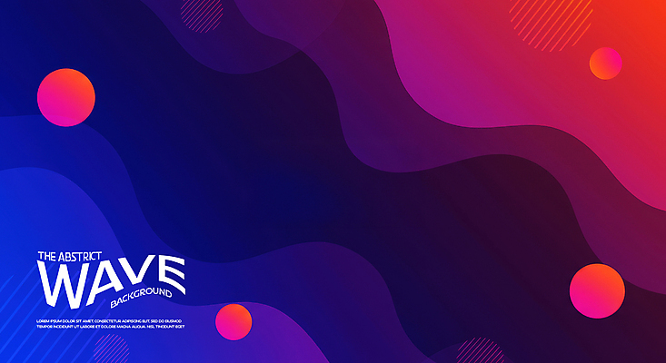 PSD 템플릿 분홍색 백그라운드 곡선 추상 사람없음 파란색 원형 웨이브 그라데이션 이미지템플릿 도형 선 컬러 무늬 파일형식