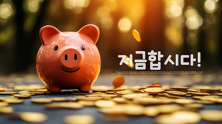 PSD 편집이미지 사람없음 햇빛 동전 저축 돼지저금통 숲속 보케 이미지편집 돈 금융 태양 저금통 숲 파일형식