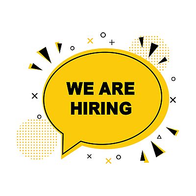 도형 말풍선 일러스트 사람없음 노란색 알림 오브젝트 심플 고용 엘리먼트 채용 하프톤 국내일러스트 AI파일 컬러 비즈니스 구직 파일형식 벡터