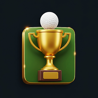 JPG 편집이미지 골프 골프공 사람없음 반짝임 3D 검은색 우승 트로피 심볼 오브젝트 시상 편집3D AI컴퓨터그래픽 AI콘텐츠 컬러 공 모션 골프용품 구기 최고 상_우승 디지털합성 파일형식