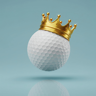 JPG 편집이미지 골프 왕관 골프공 사람없음 파란색 3D 오브젝트 편집3D AI컴퓨터그래픽 AI콘텐츠 컬러 공 골프용품 구기 디지털합성 파일형식
