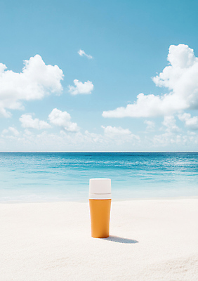 JPG 구름 편집이미지 하늘색 하늘 해변 사람없음 여름 모래사장 햇빛 화장품 목업 수평선 편집실사 AI포토 AI콘텐츠 자연요소 계절 바다 파란색 태양 뷰티 CG 파일형식