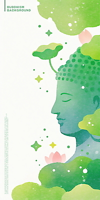 PSD 종교 일러스트 수채화 연꽃 사람없음 초록색 반짝임 평화 고요 부처님오신날 불상 연잎 명상 부처 국내일러스트 기념일 꽃 컬러 컨셉 잎 불교 모션 파일형식