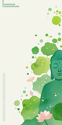 PSD 종교 일러스트 수채화 연꽃 사람없음 초록색 평화 고요 부처님오신날 불상 연잎 명상 부처 국내일러스트 기념일 꽃 컬러 컨셉 잎 불교 파일형식