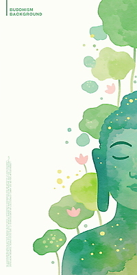 PSD 종교 일러스트 수채화 연꽃 사람없음 초록색 평화 고요 부처님오신날 불상 연잎 명상 부처 국내일러스트 기념일 꽃 컬러 컨셉 잎 불교 파일형식