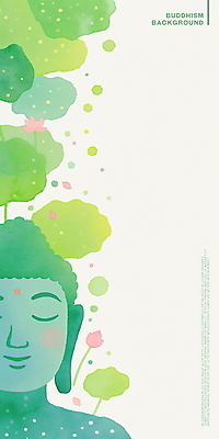 PSD 종교 일러스트 수채화 연꽃 사람없음 초록색 평화 고요 부처님오신날 불상 연잎 명상 부처 국내일러스트 기념일 꽃 컬러 컨셉 잎 불교 파일형식