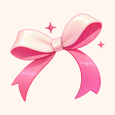 PSD 리본 분홍색 일러스트 사람없음 반짝임 오브젝트 광택 엘리먼트 국내일러스트 컬러 모션 파일형식