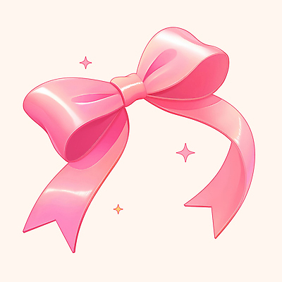 PSD 리본 분홍색 일러스트 사람없음 반짝임 오브젝트 광택 엘리먼트 국내일러스트 컬러 모션 파일형식