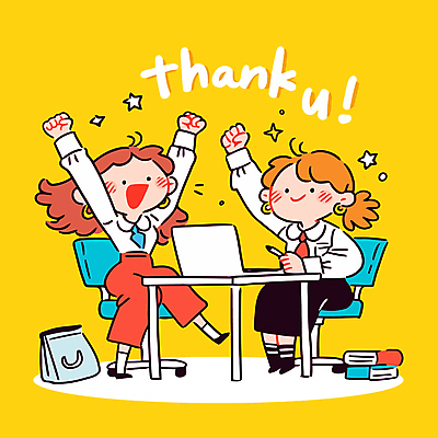 전신 여자 가방 일러스트 협력 직장 미소 들기 앉기 정장 성인 두명 책 노트북 반짝임 사무실 펜 노란색 만세 비즈니스우먼 책상 동료 감사 땡큐 바퀴의자 프로젝트 성인여자만 국내일러스트 AI파일 잡화 옷 감정 컬러 가구 의자 회사 비즈니스 관계 모션 표정 사람 전자제품 필기구 직장인 여자만 성인만 파일형식 벡터