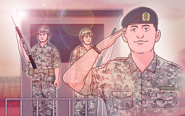 PSD 남자 일러스트 군대 미소 들기 상반신 성인 세명 빛 군인 총 군복 경계 감사 경례 국방 성인남자만 국내일러스트 직업 감정 무기 유니폼 모션 표정 사람 인사 국군 남자만 성인만 파일형식