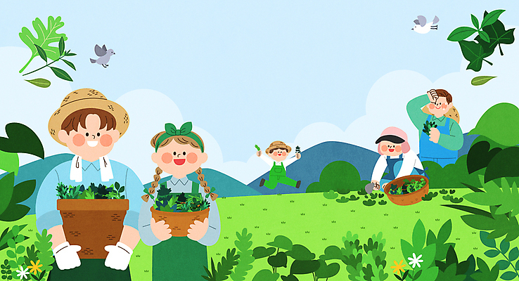 전신 구름 커플 여자 남자 어린이 일러스트 가족 청소년 조류 하늘 미소 들기 소년 잔디 여러명 성인 초록색 달리기 소쿠리 체험 수집 밀짚모자 봄축제 용문산 땀흘리기 산나물 산나물축제 국내일러스트 AI파일 자연요소 식물 동물 모자_잡화 컬러 다수 컨셉 관계 모션 산 표정 사람 바구니 축제 봄 나물 양평 파일형식 벡터