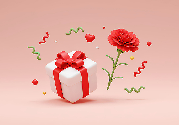 JPG 편집이미지 기념일 리본 분홍색 사람없음 선물상자 3D 하트 축하 원형 감사 꽃가루 편집3D AI컴퓨터그래픽 AI콘텐츠 모양 도형 감정 컬러 컨셉 선물 이벤트 상자 가루 디지털합성 파일형식