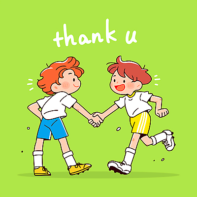 전신 남자 어린이 허리손 유니폼 일러스트 협력 악수 미소 소년 두명 친구 달리기 노란색 축구 동료 감사 축구화 땡큐 소년만 일러캐릭터 AI파일 캐릭터 옷 감정 컬러 포즈 운동화 축구용품 관계 모션 표정 사람 손짓 구기 남자만 어린이만 파일형식 벡터