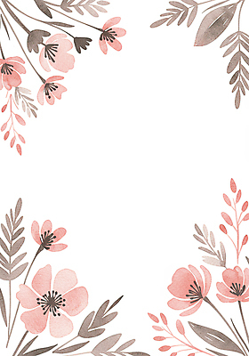 JPG 분홍색 잎 일러스트 봄꽃 사람없음 꽃프레임 카피스페이스 국내일러스트 AI일러스트 AI콘텐츠 식물 꽃 컬러 프레임 봄 공백 파일형식