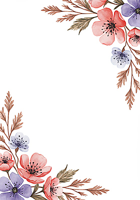 JPG 분홍색 잎 일러스트 봄꽃 사람없음 꽃프레임 카피스페이스 국내일러스트 AI일러스트 AI콘텐츠 식물 꽃 컬러 프레임 봄 공백 파일형식