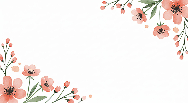 JPG 분홍색 잎 일러스트 봄꽃 사람없음 꽃프레임 카피스페이스 국내일러스트 AI일러스트 AI콘텐츠 식물 꽃 컬러 프레임 봄 공백 파일형식