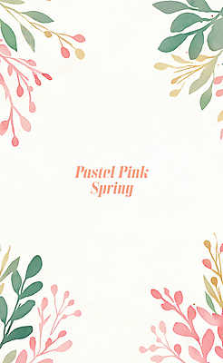 PSD 분홍색 일러스트 나뭇잎 수채화 프레임 사람없음 초록색 풀잎 카피스페이스 보테니컬아트 국내일러스트 컬러 잎 공백 풀_식물 파일형식