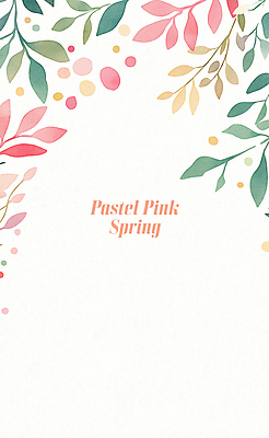 PSD 분홍색 일러스트 나뭇잎 수채화 프레임 사람없음 초록색 풀잎 카피스페이스 보테니컬아트 국내일러스트 컬러 잎 공백 풀_식물 파일형식