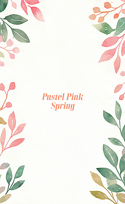 PSD 분홍색 일러스트 나뭇잎 수채화 프레임 사람없음 초록색 풀잎 카피스페이스 보테니컬아트 국내일러스트 컬러 잎 공백 풀_식물 파일형식