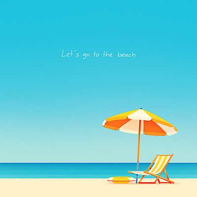 PSD 모래 여행 일러스트 하늘 해변 사람없음 여름 모래사장 파라솔 상쾌 휴양지 선베드 튜브 수평선 국내일러스트 계절 감정 바다 의자 장소 파일형식