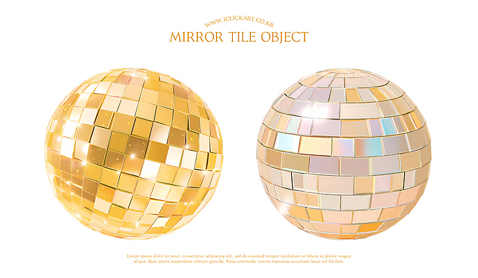 PSD 편집이미지 사람없음 반짝임 3D 금색 타일 오브젝트 광택 미러볼 타일모양 편집3D 모양 컬러 모션 장식 디지털합성 파일형식