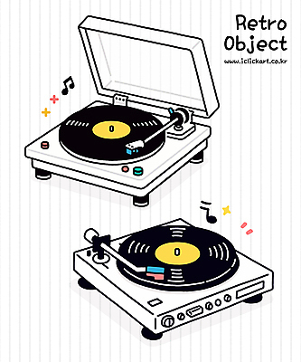 음표 일러스트 사람없음 흰색 레코드 빈티지 오브젝트 복고 심플 턴테이블 레코드플레이어 엘리먼트 국내일러스트 AI파일 기호 음악 컬러 컨셉 음반 파일형식 벡터