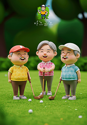 전신 PSD 편집이미지 노년 남자 허리손 골프장 골프공 웃음 들기 잔디 여러명 성인 초록색 3D 골프채 풀 골프웨어 캡모자 남자만 안경낌 파크골프 골프캐릭터 편집3D 식물 캐릭터 모자_잡화 옷 안경 컬러 포즈 다수 골프 공 스포츠시설 모션 골프용품 표정 사람 디지털합성 파일형식