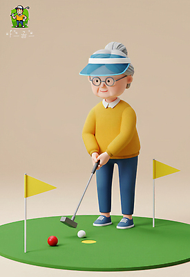 전신 PSD 편집이미지 여자 노년 남자 허리손 골프공 미소 웃음 들기 잔디 성인 두명 3D 골프채 골프웨어 썬캡 베이지색 캡모자 안경낌 파크골프 골프캐릭터 편집3D 식물 캐릭터 모자_잡화 옷 안경 컬러 포즈 골프 공 모션 골프용품 표정 사람 디지털합성 파일형식