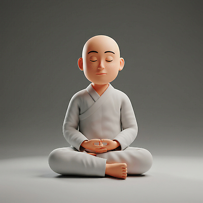 JPG 전신 편집이미지 남자 청소년 한명 평화 눈감음 회색 명상 동자승 가부좌 승복 정신수양 십대남자한명만 불교캐릭터 편집3D AI컴퓨터그래픽 AI콘텐츠 캐릭터 1 컬러 컨셉 불교 모션 사람 앉기 3D 승려 수련_훈련 남자한명만 십대남자만 파일형식