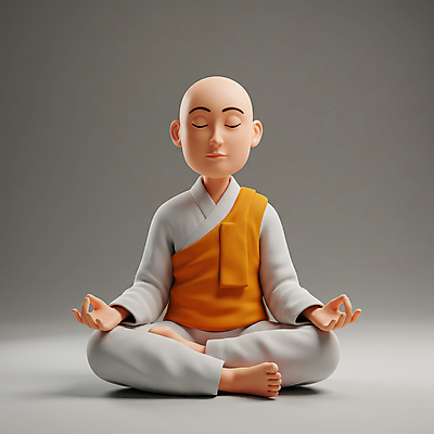 JPG 전신 편집이미지 남자 청소년 한명 평화 눈감음 회색 명상 동자승 가부좌 승복 정신수양 십대남자한명만 불교캐릭터 편집3D AI컴퓨터그래픽 AI콘텐츠 캐릭터 1 컬러 컨셉 불교 모션 사람 앉기 3D 승려 수련_훈련 남자한명만 십대남자만 파일형식
