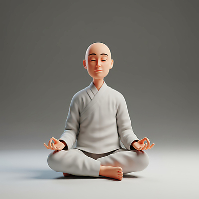 JPG 전신 편집이미지 남자 청소년 한명 평화 눈감음 회색 명상 동자승 가부좌 승복 정신수양 십대남자한명만 불교캐릭터 편집3D AI컴퓨터그래픽 AI콘텐츠 캐릭터 1 컬러 컨셉 불교 모션 사람 앉기 3D 승려 수련_훈련 남자한명만 십대남자만 파일형식