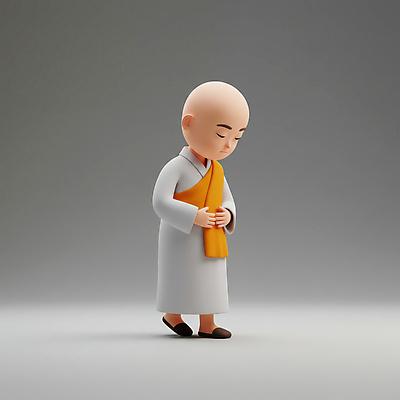 JPG 전신 편집이미지 남자 청소년 한명 평화 걷기 눈감음 회색 동자승 승복 정신수양 십대남자한명만 불교캐릭터 편집3D AI컴퓨터그래픽 AI콘텐츠 캐릭터 1 컬러 컨셉 불교 모션 사람 3D 승려 수련_훈련 남자한명만 십대남자만 파일형식