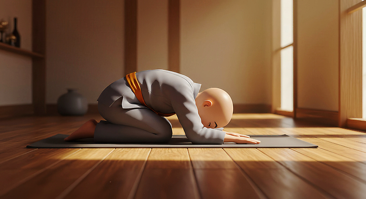 JPG 전신 편집이미지 남자 청소년 한명 햇빛 갈색 평화 절 사찰 나무바닥 동자승 승복 십대남자한명만 불교캐릭터 편집3D AI컴퓨터그래픽 AI콘텐츠 캐릭터 1 컬러 컨셉 불교 종교건축 바닥 사람 태양 3D 인사 승려 남자한명만 십대남자만 파일형식