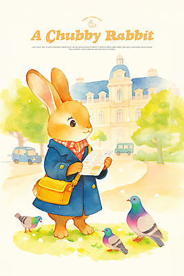 PSD 나무 일러스트 자동차 수채화 의인화 들기 사람없음 건물 귀여움 뉴스 포근함 토끼캐릭터 비둘기 크로스백 국내일러스트 식물 건축물 육상교통 동물캐릭터 컨셉 가방 모션 조류 토끼 감각 파일형식