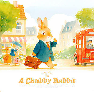 PSD 나무 꽃 서류가방 일러스트 우산 수채화 버스 의인화 들기 사람없음 건물 걷기 귀여움 파이팅 직장인 포근함 토끼캐릭터 차양막 국내일러스트 식물 직업 건축물 육상교통 동물캐릭터 컨셉 가방 모션 대중교통 토끼 감각 차양 파일형식